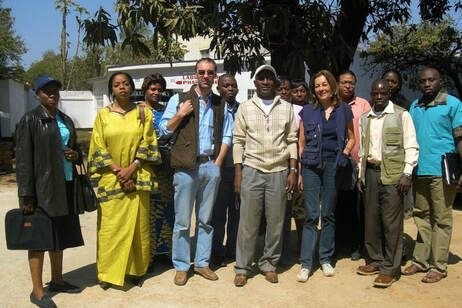 Volontari APOF in Zambia