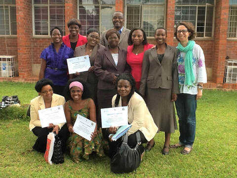 Attestati partecipazione training personale sanitario Zambia